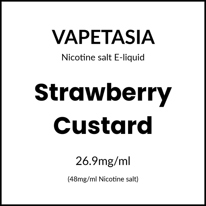 Vapetasia Killer Kustard Salts - Strawberry Custard 30ml/48mg