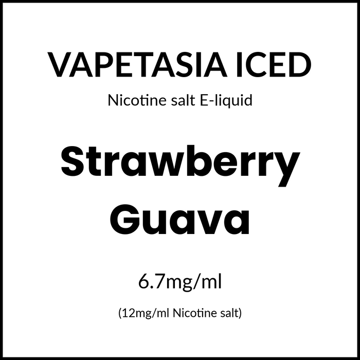 Vapetasia Killer Fruits Iced Salts - Strawberry Guava 30ml/12mg