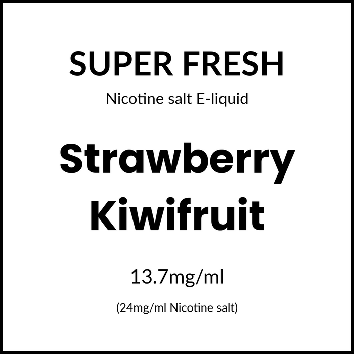 Super Fresh Salts - Strawberry Kiwifruit 24mg/30ml