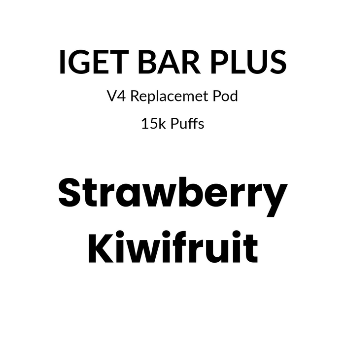 IGET Bar Plus Pod 4.0 15000 puffs – Strawberry Kiwifruit