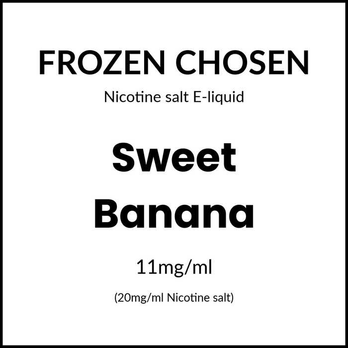 FROZEN CHOSEN SALTS - Sweet Banana 30ml/20mg