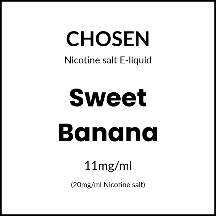 CHOSEN SALTS - SWEET BANANA 30ml/20mg