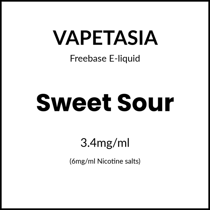 Vapetasia - Sweet Sour 100ml/6mg