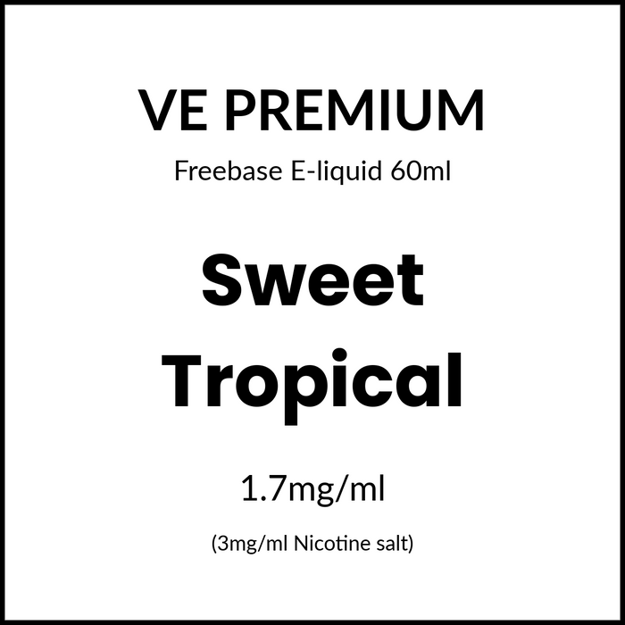 VE Premium - Sweet Tropical 60ml/3mg