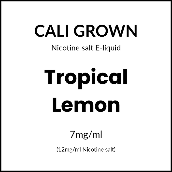 Cali Grown Subohm Salts - Tropical Lemon 60ml/12mg