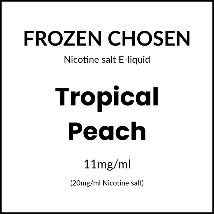 FROZEN CHOSEN SALTS - TROPICAL PEACH 30ml/20mg