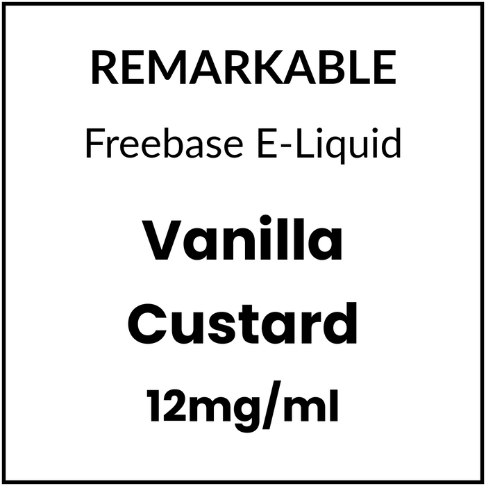 Remarkable - Vanilla Custard 60ml/12mg