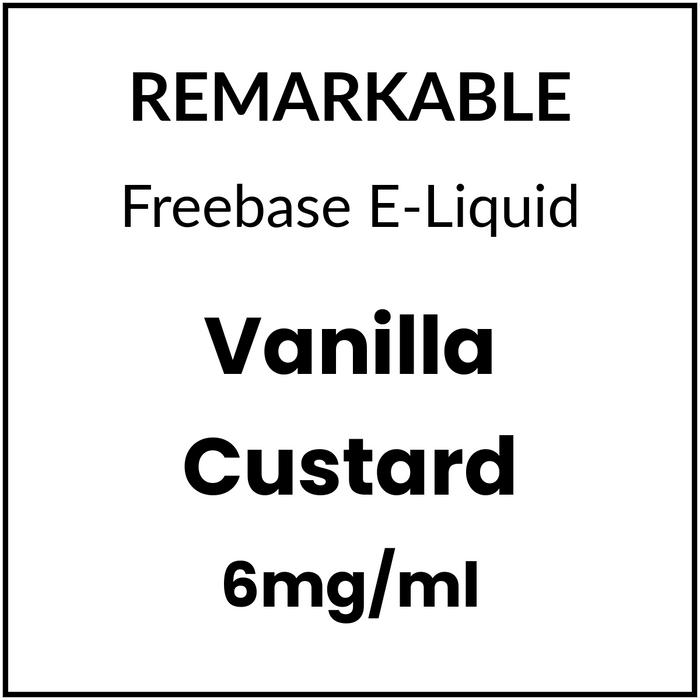 Remarkable - Vanilla Custard 60ml/6mg