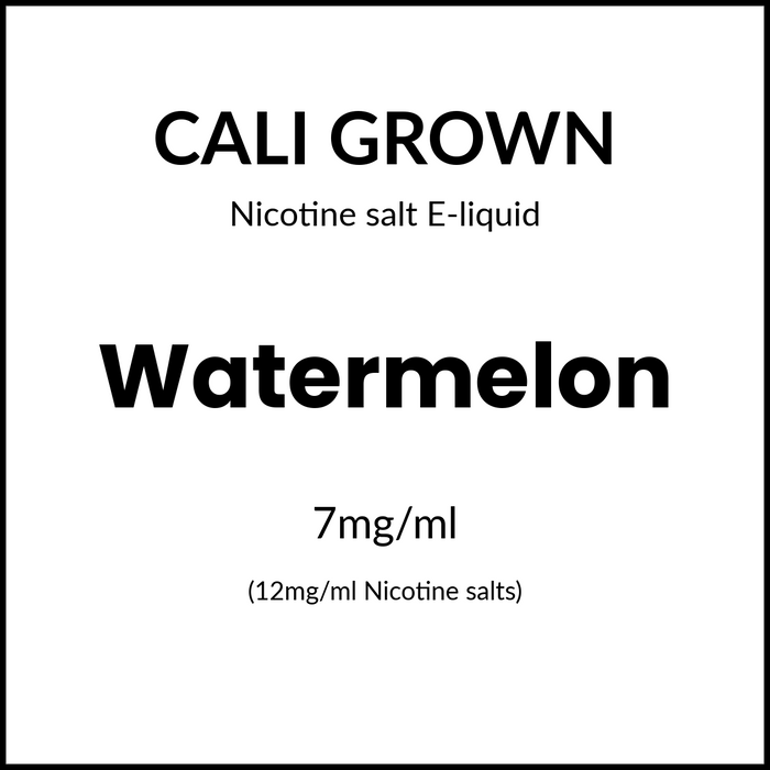 Cali Grown Subohm Salts - Watermelon 60ml/12mg