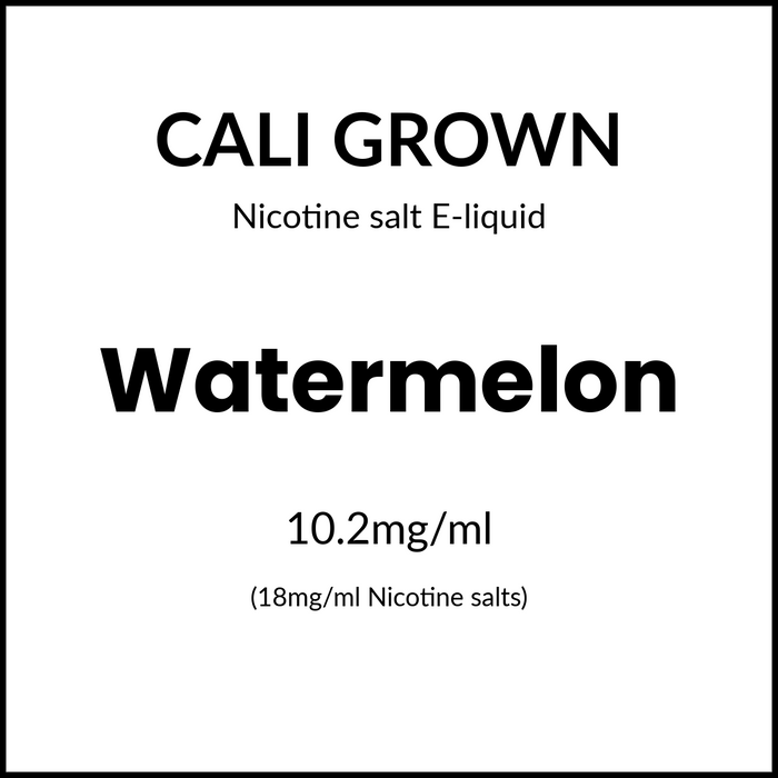 Cali Grown Subohm Salts - Watermelon 60ml/18mg