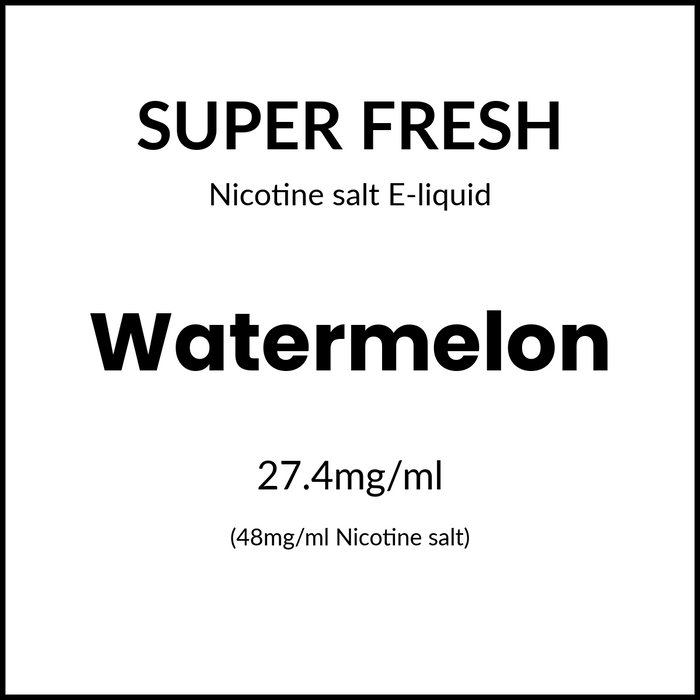 Super Fresh Salts - Watermelon 48mg/30ml