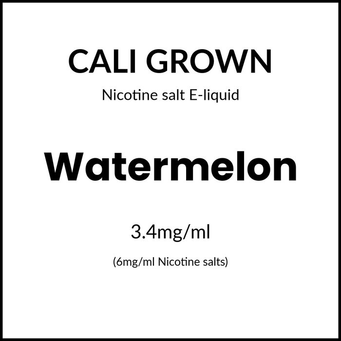 Cali Grown Subohm Salts - Watermelon 60ml/6mg