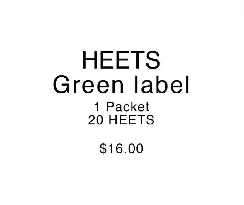 Heets Green Selection 20 sticks