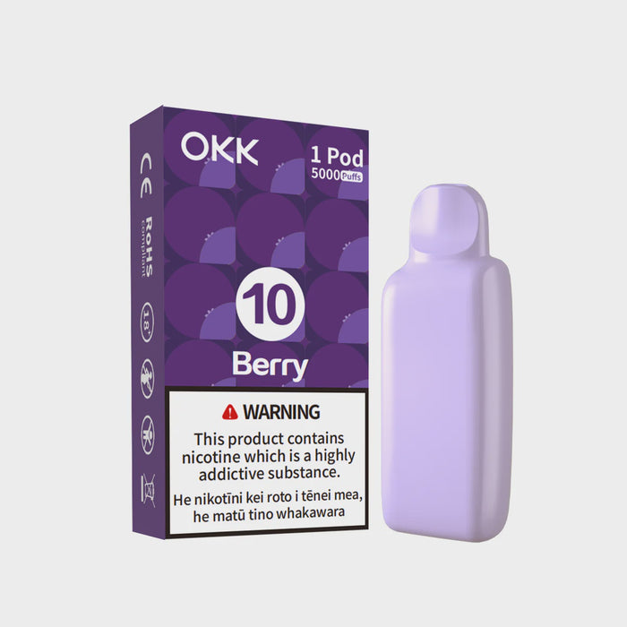 OKK CROSS PRE-FILLED REPLACEMENT POD - BERRY (BLACKCURRANT) 20MG