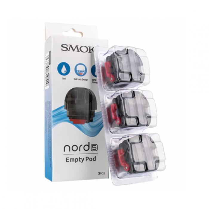 SMOK Nord 5 Empty Cartridge 5ml 3PCS/Pack