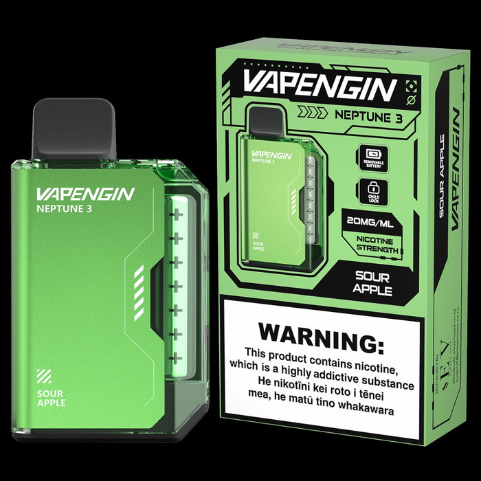 NEPTUNE 3 (Single Use) - 7000 Puffs Sour Apple