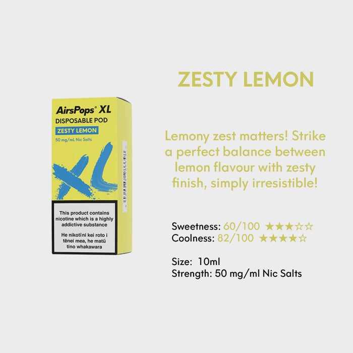 AIRSCREAM AirsPops XL Pod-Zesty Lemon