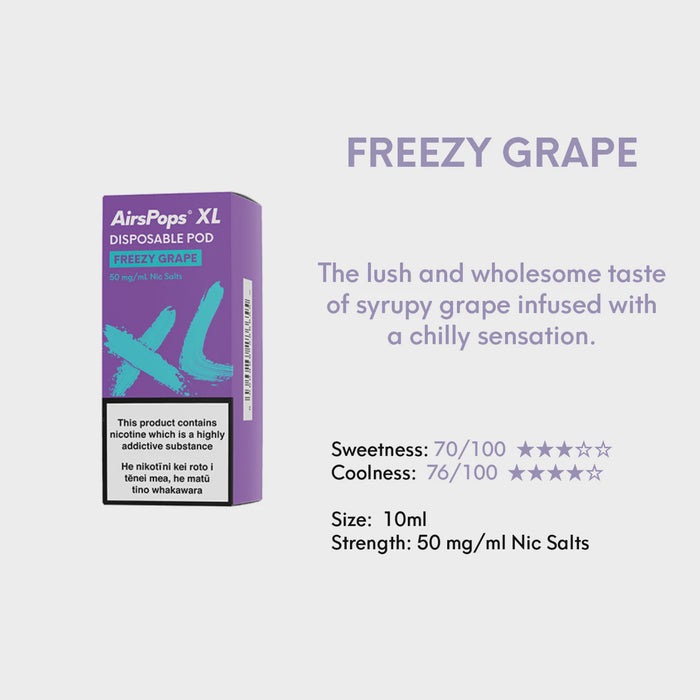 AIRSCREAM AirsPops XL Pod-Freezy Grape