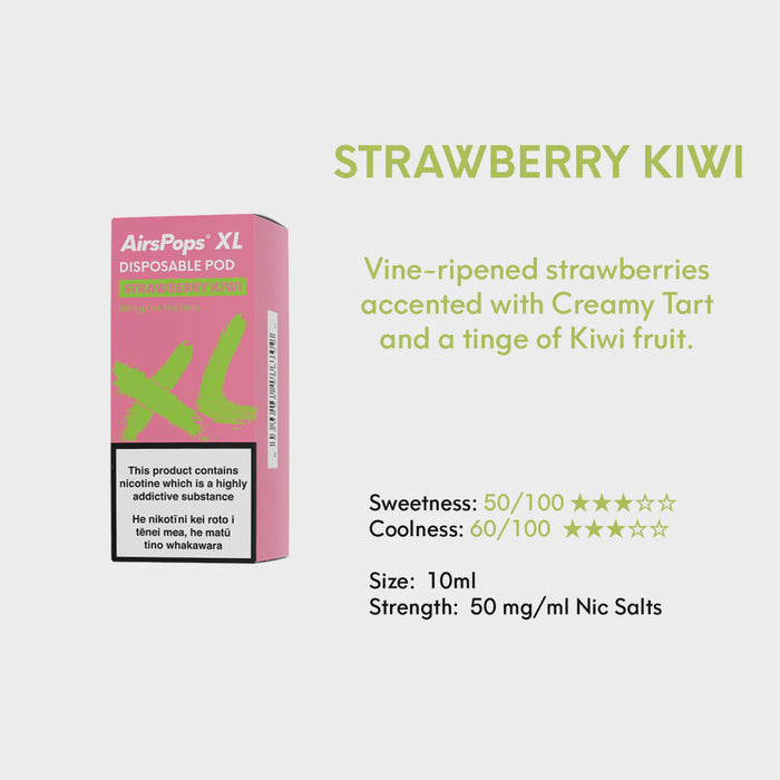 AIRSCREAM AirsPops XL Pod-Strawberry Kiwi