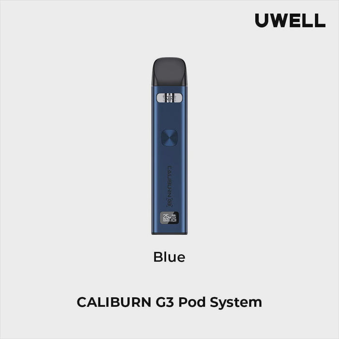 Uwell - Caliburn G3 Pod Kit (Compliant) Blue