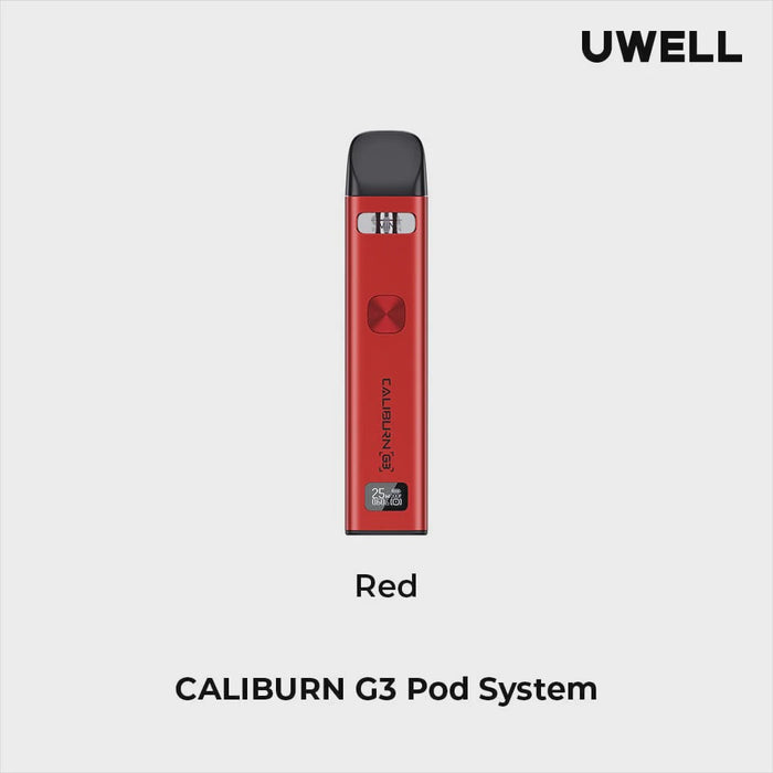Uwell - Caliburn G3 Pod Kit (Compliant) Red
