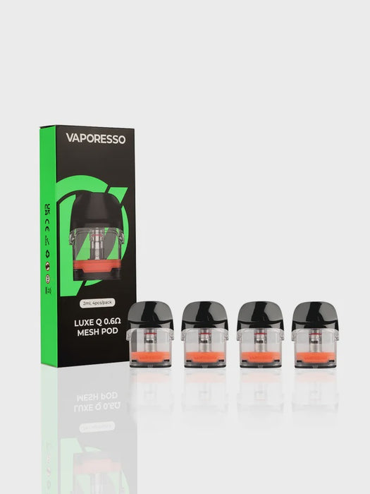 Vaporesso - Luxe Q Replacement Pod (4 Pack) Mesh 0.6ohm