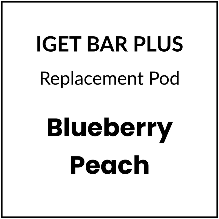 IGET BAR PLUS POD 3.0 10K Blueberry Peach