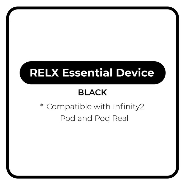 RELX Essential Vape Device-Black