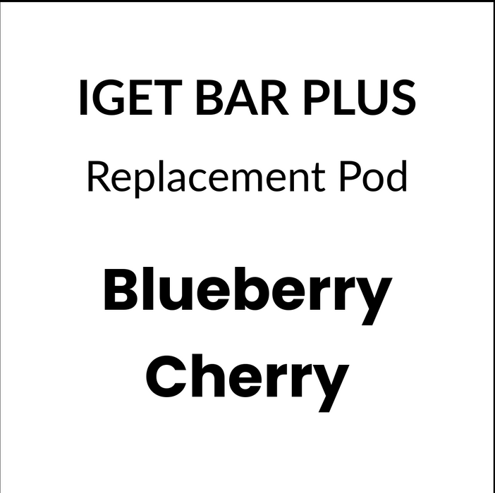 IGET BAR PLUS POD 3.0 10K Blueberry Cherry