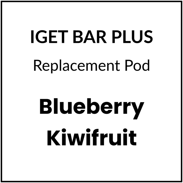 IGET BAR PLUS POD 3.0 10K Blueberry Kiwifruit