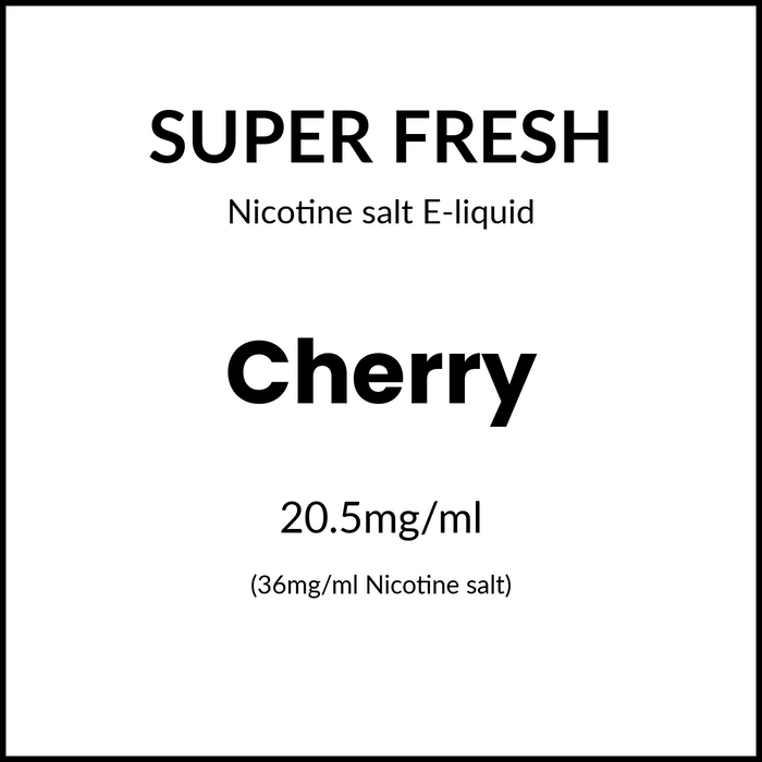 Super Fresh Salts - Cherry 36mg/30ml