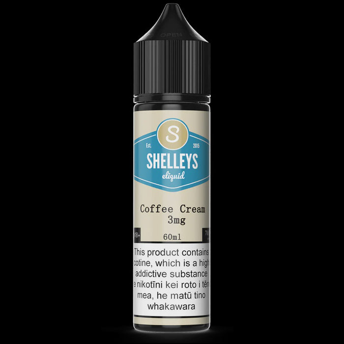Shelleys Eliquid - Coffee Cream 60ml/3mg