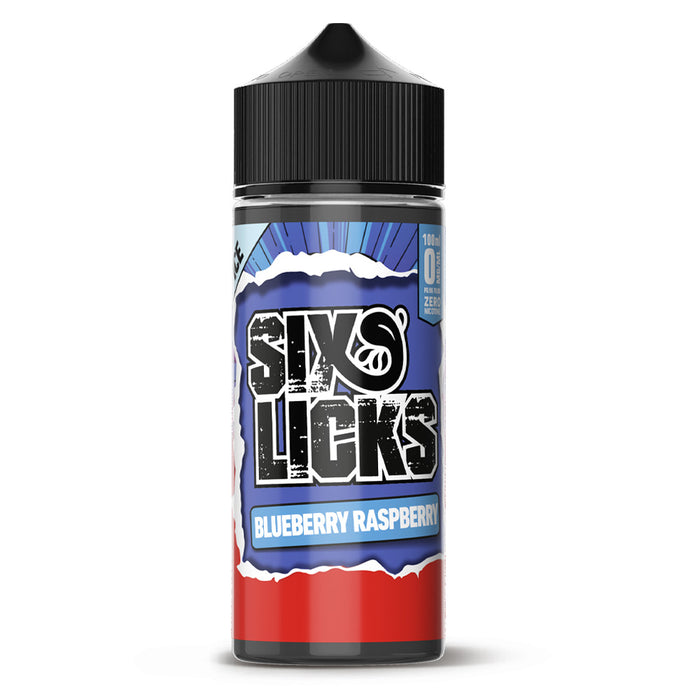 Six Licks - Blueberry Raspberry 100ml/6mg