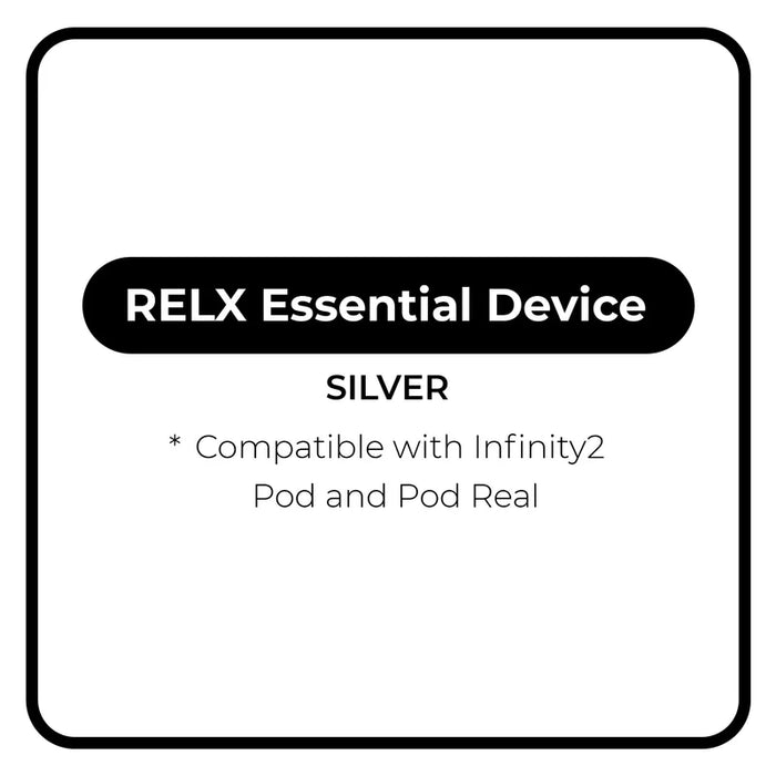 RELX Essential Vape Device-Silver