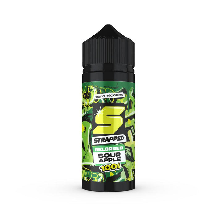 Strapped Reloaded - Sour Apple 100ml/0mg