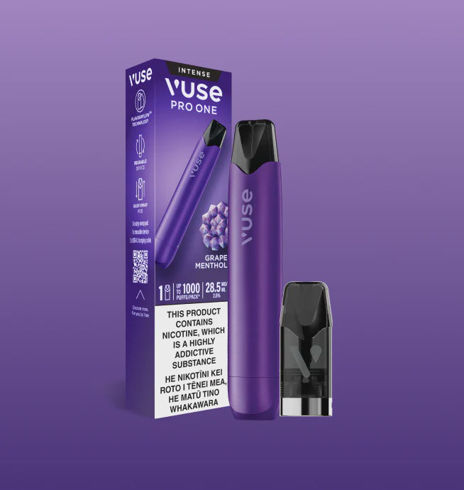 Vuse Pro One Ready To Vape Kit Grape Menthol Vape Nation Vuse Pro One Ready To Vape Kit Grape Menthol Vape Nation