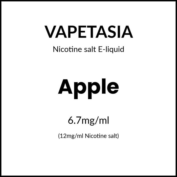 Vapetasia Killer Fruits Salts - Apple 30ml/12mg
