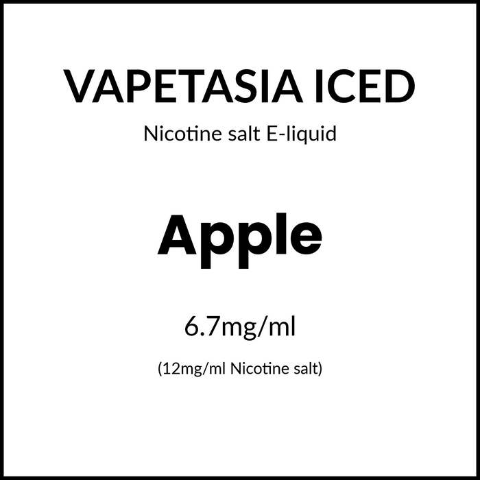 Vapetasia Killer Fruits Iced Salts - Apple 30ml/12mg