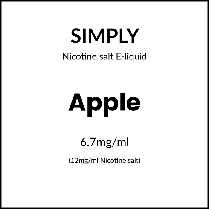 Simply Salts - Apple 30ml/12mg