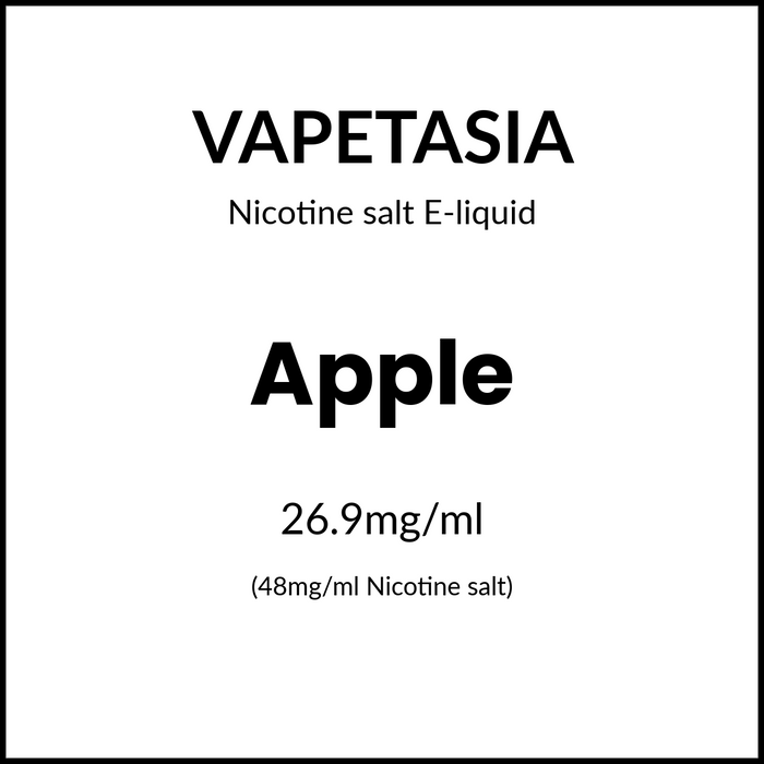 Vapetasia Killer Fruits Salts - Apple 30ml/48mg