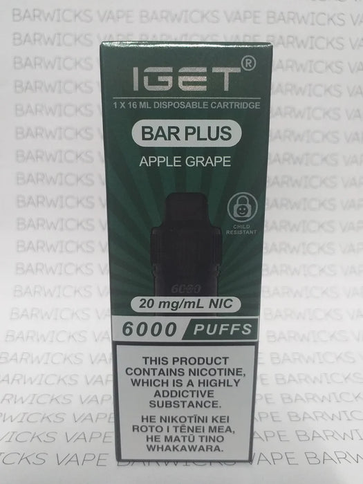 Iget Bar Plus Pod - Apple Grape