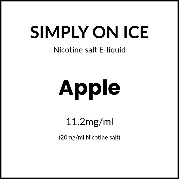 Simply Salts On Ice - Apple 30ml/20mg