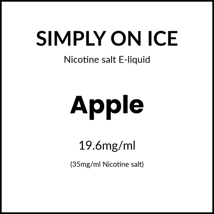 Simply Salts On Ice - Apple 30ml/35mg