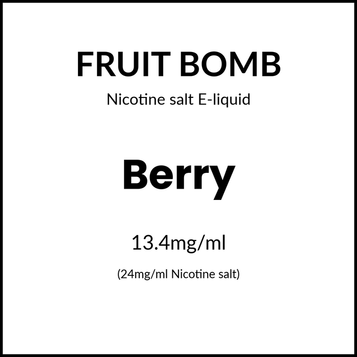 Fruit Bomb Salts - Berry 30ml/24mg