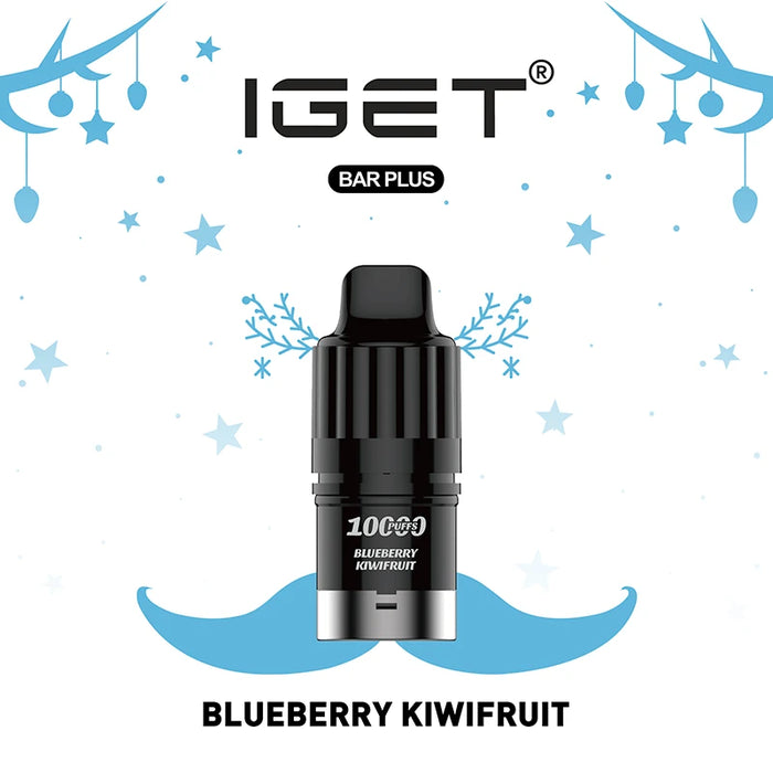 IGET BAR PLUS POD 3.0 10K Blueberry Kiwifruit