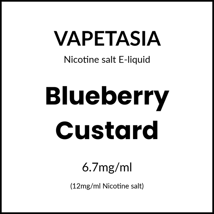 Vapetasia Killer Kustard Salts - Blueberry Custard 30ml/12mg