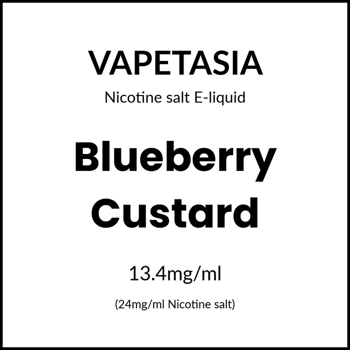 Vapetasia Killer Kustard Salts - Blueberry Custard 30ml/24mg