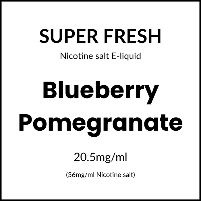 Super Fresh Salts - Blueberry Pomegranate 36mg/30ml