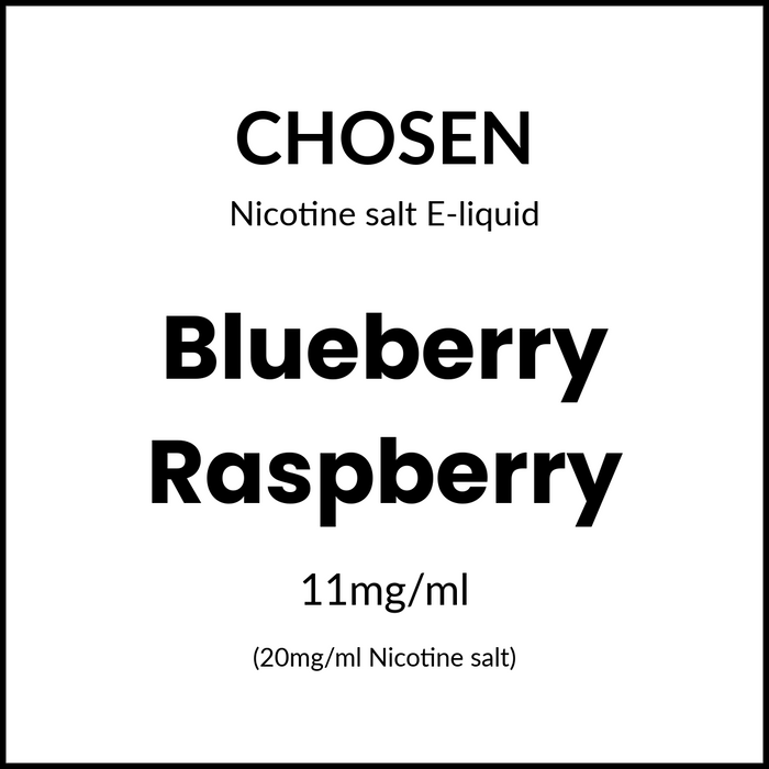 CHOSEN SALTS - BLUEBERRY RASPBERRY 30ml/20mg