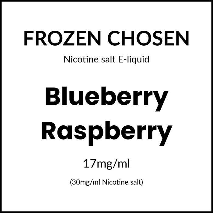 FROZEN CHOSEN SALTS - BLUEBERRY RASPBERRY 30ml/30mg